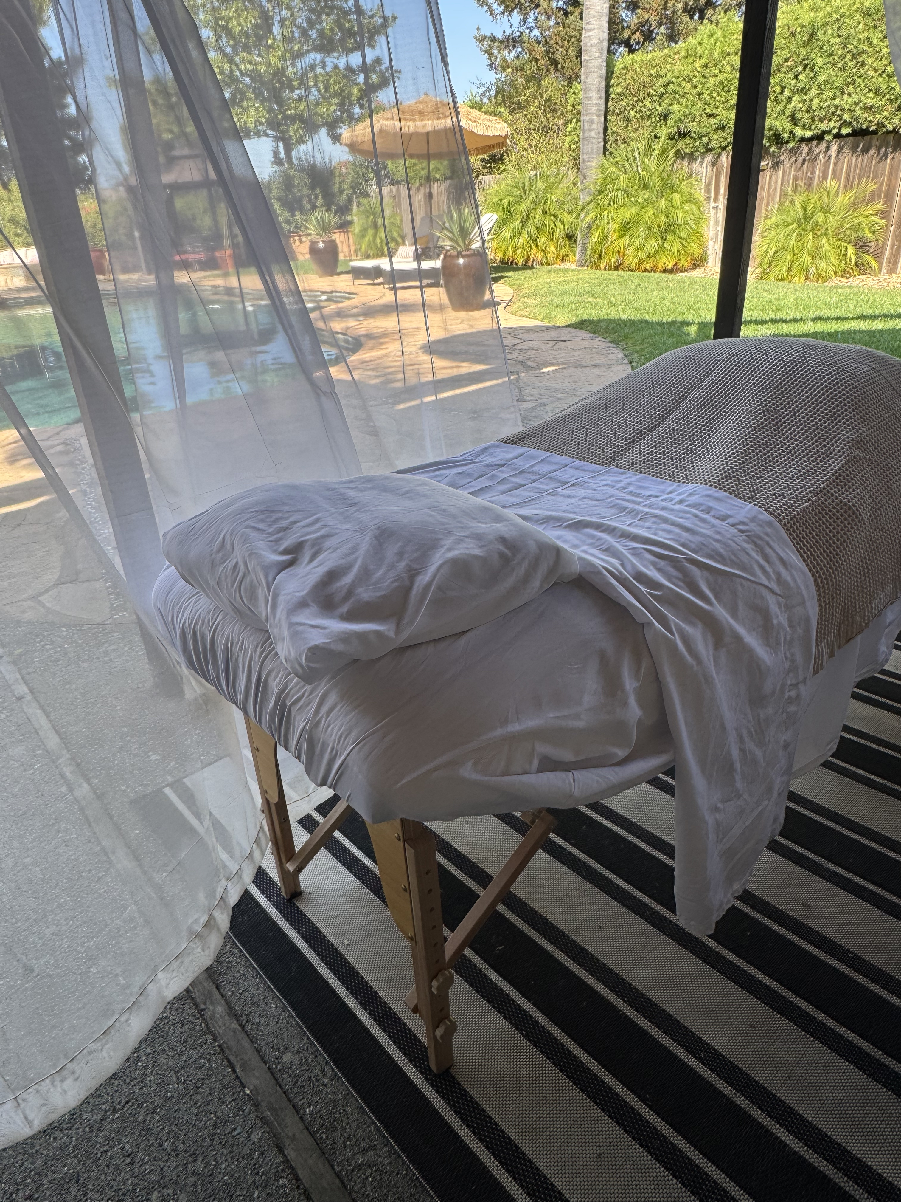 At home Facial Spa service in a clients home in Napa