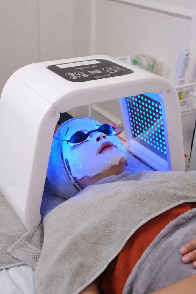 LED mask add on facial service with Renew Skin Therapy Napa